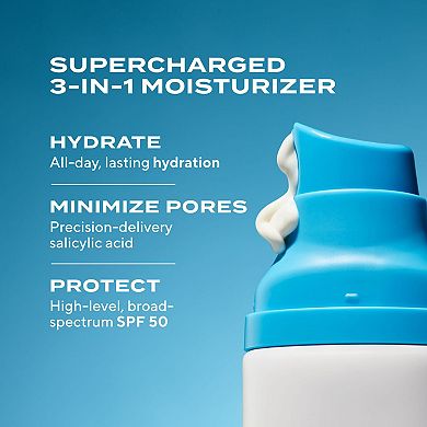 Superactive Mattifying Oil + Pore Control Moisturizer SPF 50 with Salicylic Acid