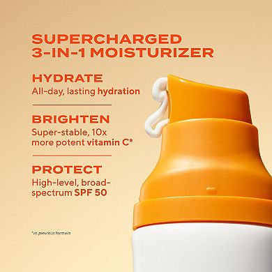 Superactive Brightening Moisturizer SPF 50 with Vitamin C