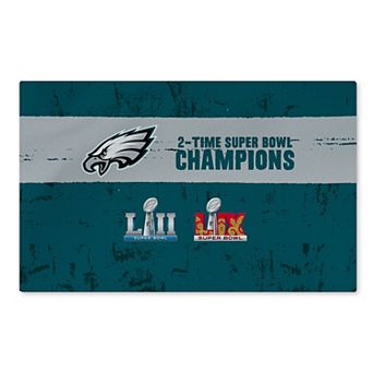 Philadelphia Eagles Super Bowl LIX Champions Machine Washable Rug