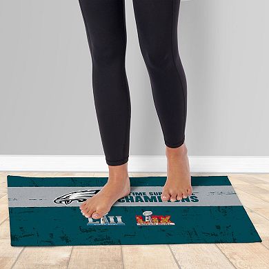 Philadelphia Eagles Super Bowl LIX Champions Machine Washable Rug