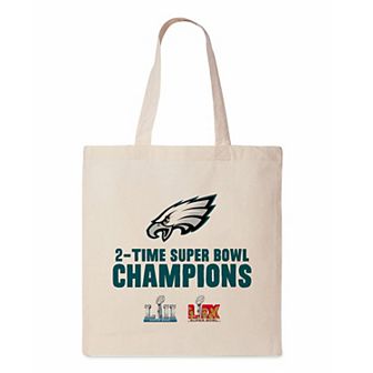 Philadelphia Eagles Super Bowl LIX Champions Overtime Canvas Tote
