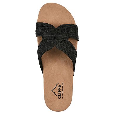 Cliffs by White Mountain Tindra Women's Slide Sandals