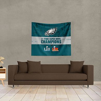 Philadelphia Eagles Super Bowl LIX Champion Excellence Hanging Tapestry Wall Decor