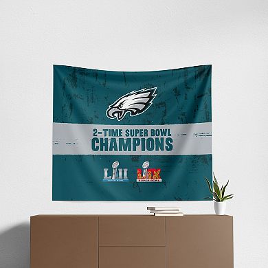Philadelphia Eagles Super Bowl LIX Champion Excellence Hanging Tapestry Wall Decor
