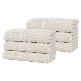 SUPERIOR Juno Cotton Blend 6 pc Hand Towel Set