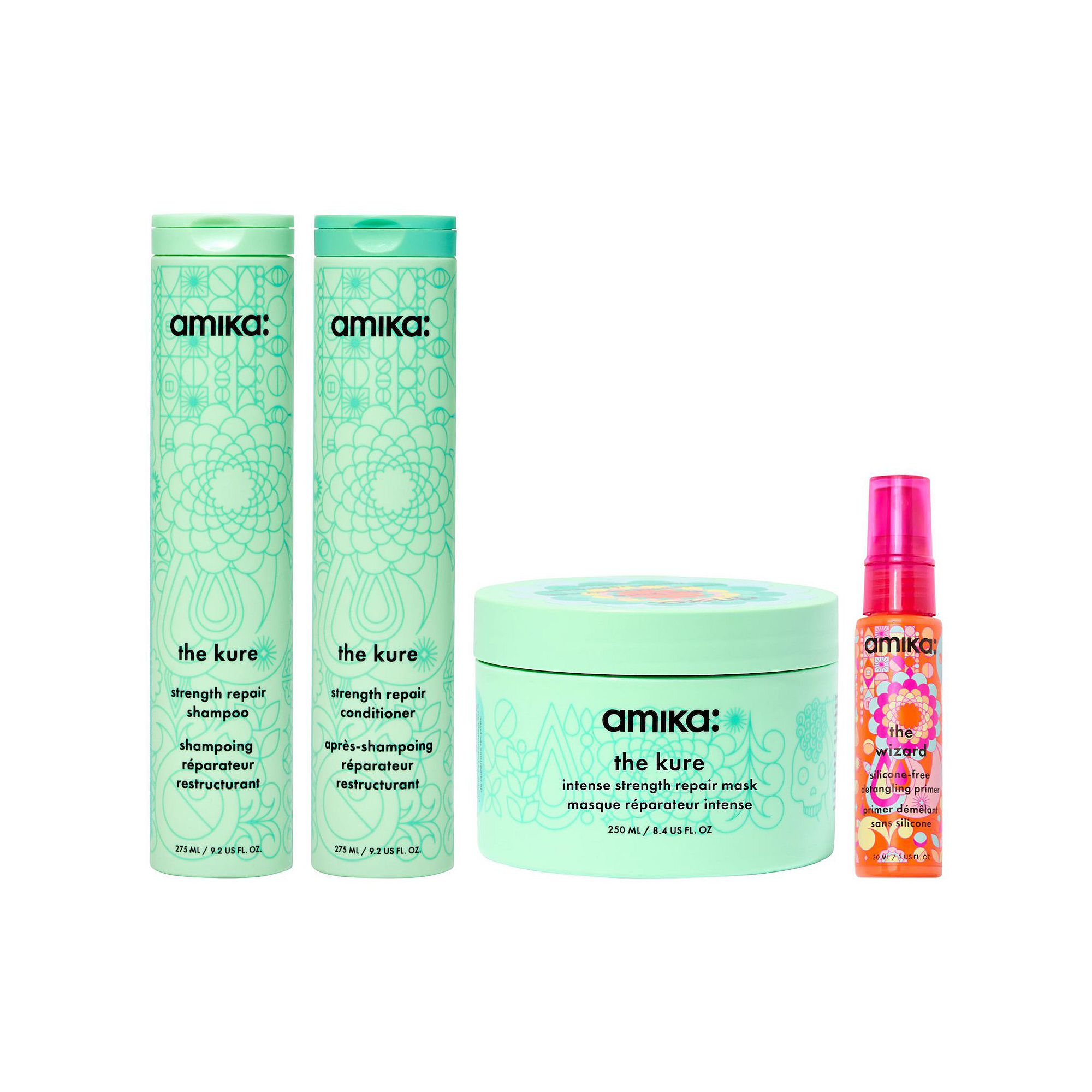 amika Super Strands Strength Repair Hair Routine Set, None