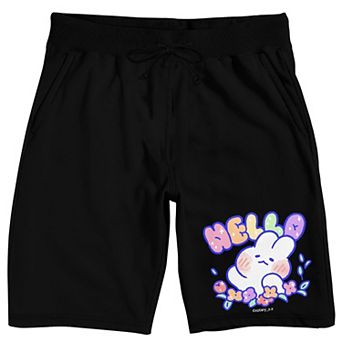 Men's Lovely MongMong Hello Pajama Shorts