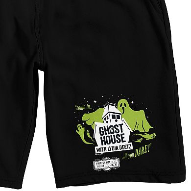 Men's Beetlejuice Ghost Pajama Shorts