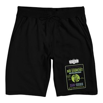 Men's Beetlejuice Exorcist Pajama Shorts