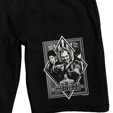 Men's Beetlejuice Cast Pajama Shorts