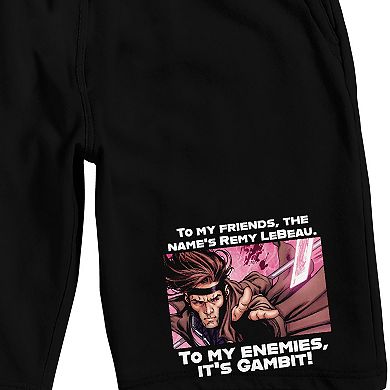 Men's Marvel X-Men Gambit Comic Sleep Shorts