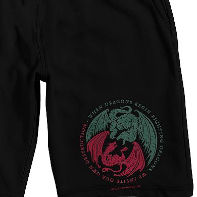 Men's House Of the Dragon Pajama Shorts