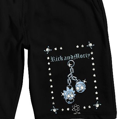 Men's Rick & Morty Dangling Pajama Shorts