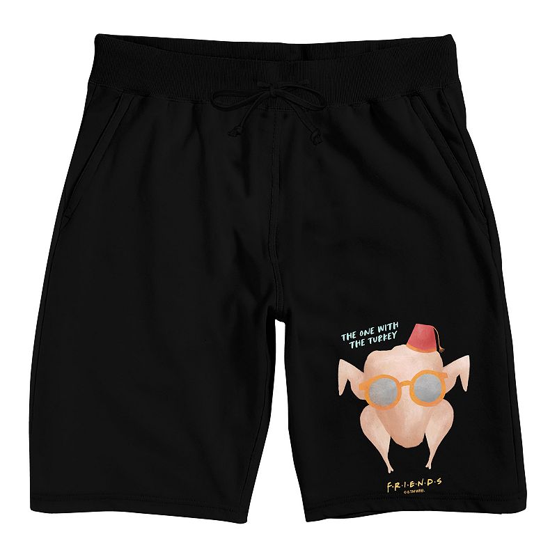 UPC 198422973146 product image for Men's Friends TV The One Pajama Shorts, Size: XXL, Black | upcitemdb.com