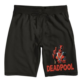 Men's Deadpool Thumbs Up Pajama Shorts