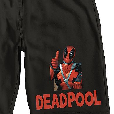 Men's Deadpool Thumbs Up Pajama Shorts