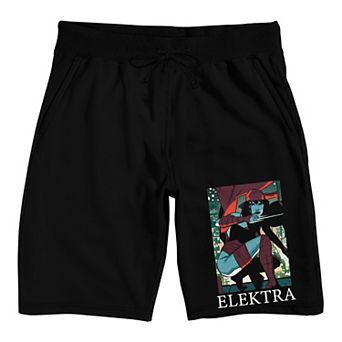Men's Elektra Marvel Pajama Shorts
