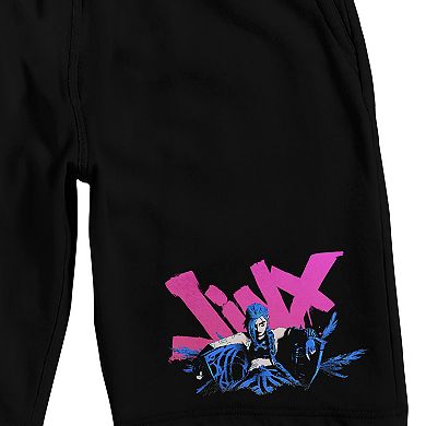 Men's League of Legends Arcane Jinx Pajama Shorts