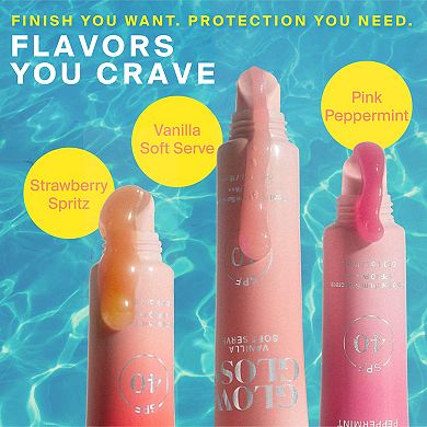 Glow Gloss SPF 40 Lip Balm with Peptides and Shea Butter