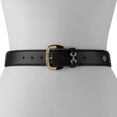 Womens Nine West Horsebit Loop Pant Belt
