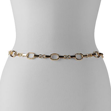 Women's Nine West Twisted Oval Links Waist Chain