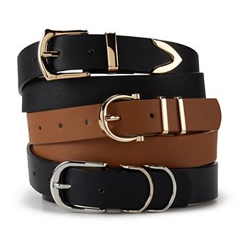 Women's Nine West 3 pc Double Drop Loop Hardware Set