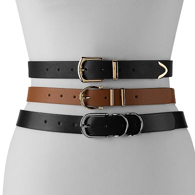Women's Nine West 3-pc. Double Drop Loop Hardware Set