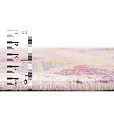 Unique Loom Static Trellis Deepa Throw Rug