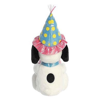 Aurora Medium White Peanuts 12" Birthday Snoopy Adorable Stuffed Animal