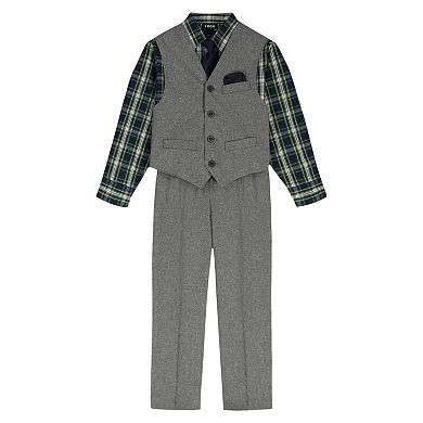 Boys 4-12 IZOD Poplin Vest Set with Tie