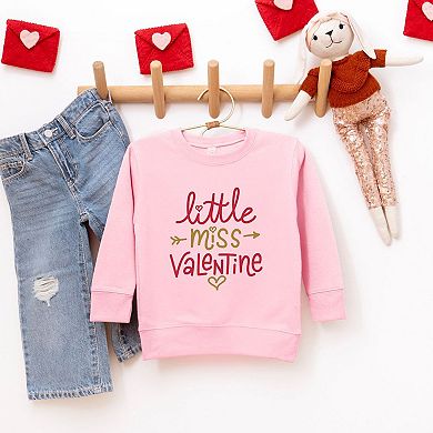 Little Miss Valentine Youth Ultra-Soft Graphic Sweatshirt