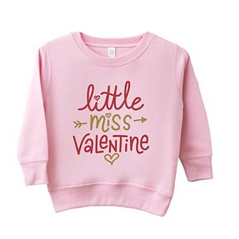 Little Miss Valentine Youth Ultra-Soft Graphic Sweatshirt