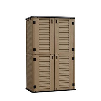 Outdoor Storage Cabinet Waterproof for Garage Storage, Pool Storage, Bike Shed, Garden Shed