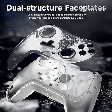 EasySMX S10 Controller for Nintendo Switch No-Drift Joystick One-Key Wake-Up NFC Swappable Design