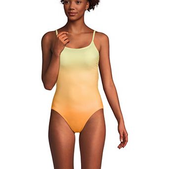 Women's Lands' End Thin Strap One-Piece Swimsuit