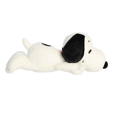 Aurora Large White Peanuts Snoopy Laying Adorable Stuffed Animal