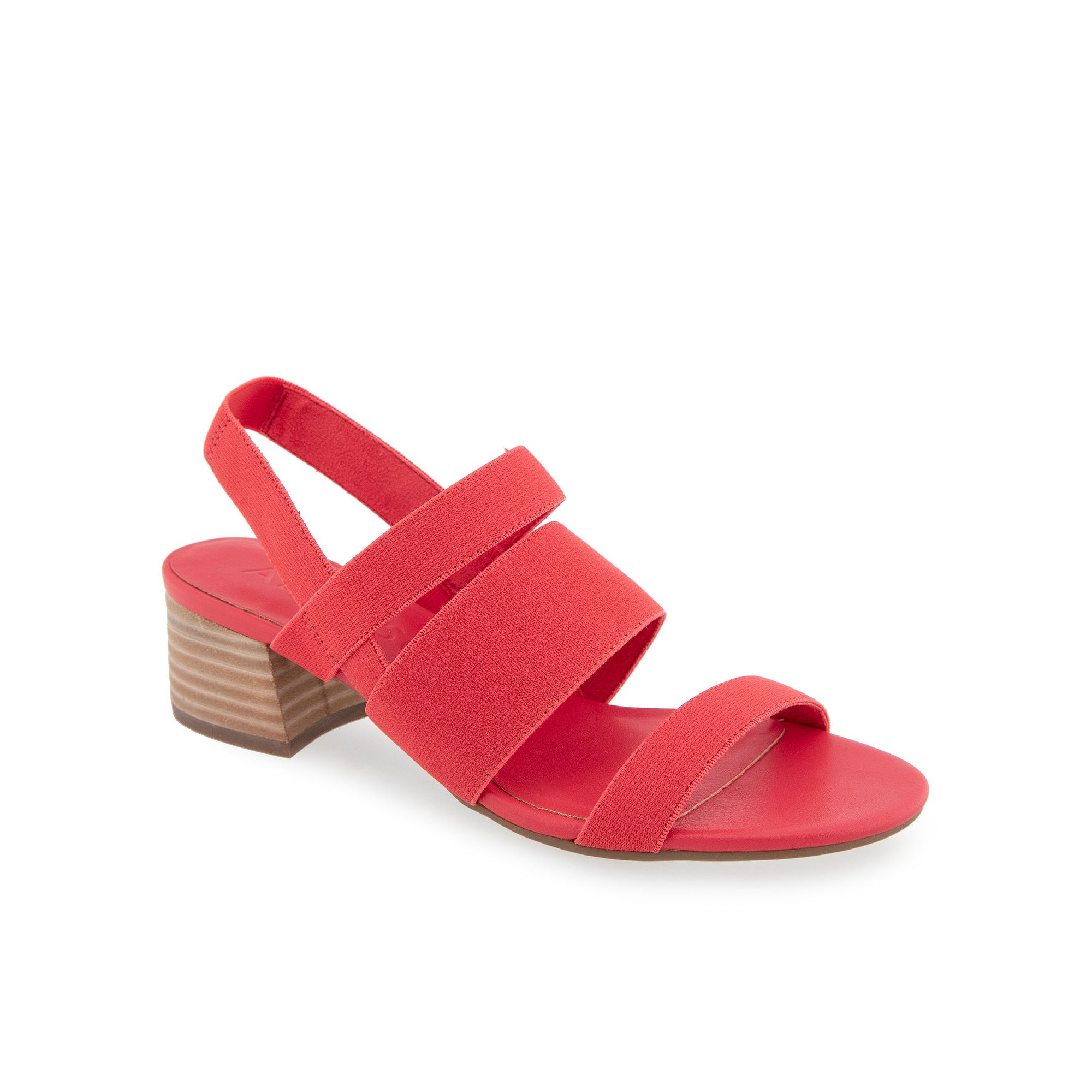 Aerosoles Chara Womens Slingback Heeled Sandals, Size: 5.5, Pink Elastic