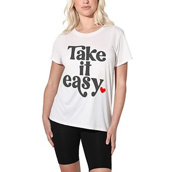 Juniors' Suburban Riot Take It Easy Loose Graphic Tee
