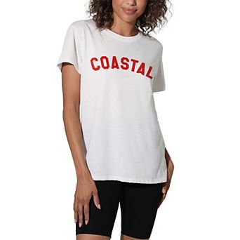 Juniors' Suburban Riot Coastal Loose Graphic Tee