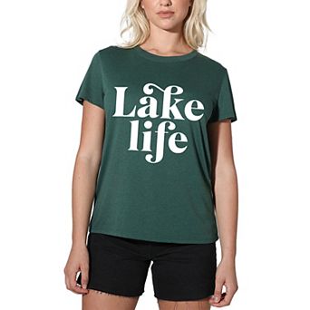 Juniors' Suburban Riot Lake Life Loose Graphic Tee