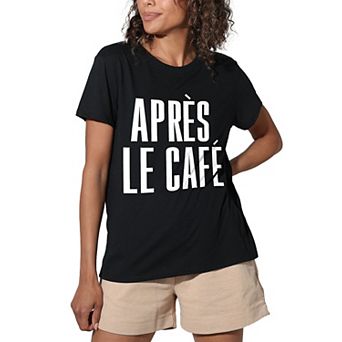 Juniors' Suburban Riot Apres Le Cafe Loose Graphic Tee