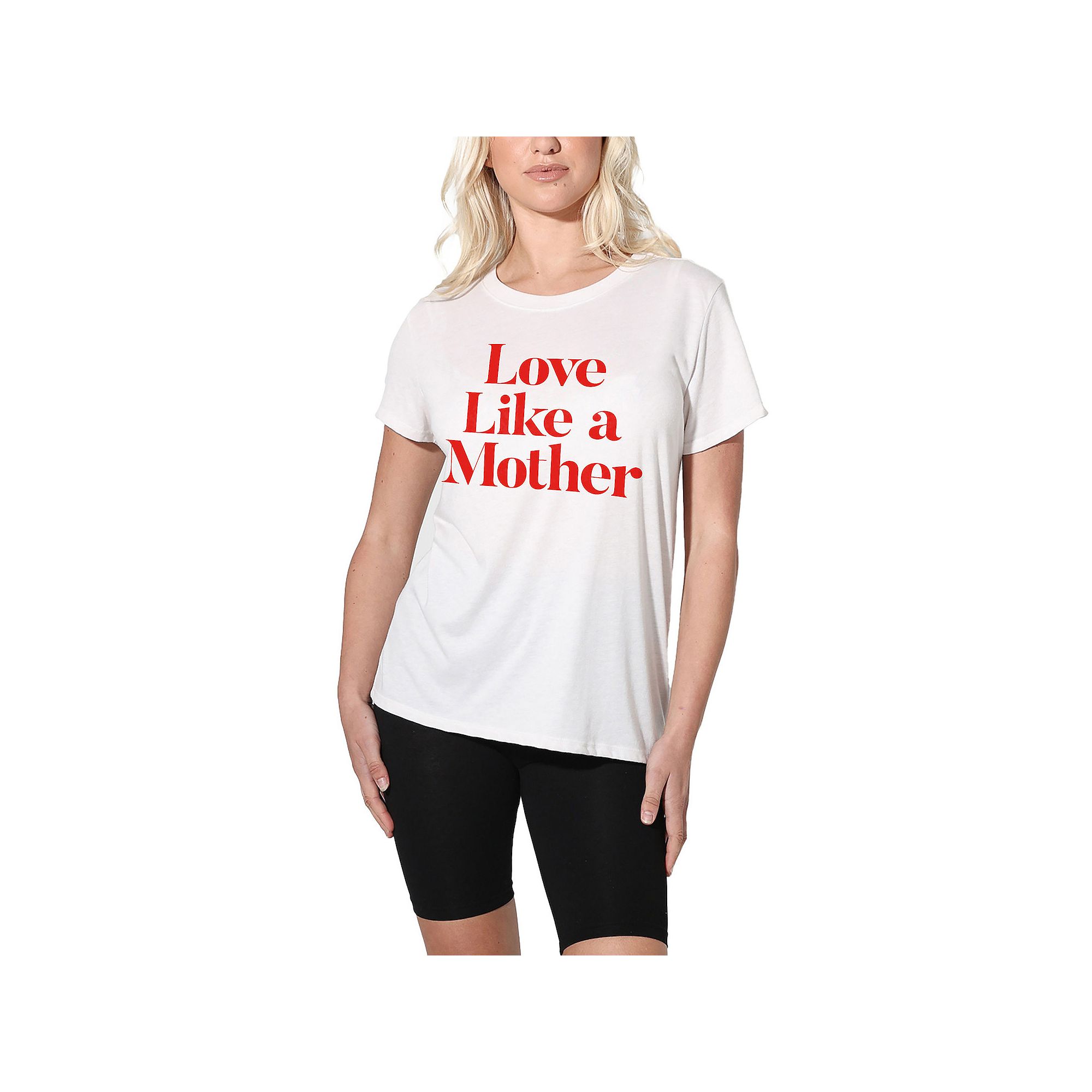 Juniors Suburban Riot Love Like A Mother Loose Graphic Tee, Girls, Size: 