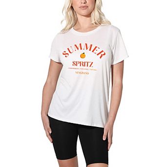 Juniors' Suburban Riot Summer Spritz Loose Graphic Tee