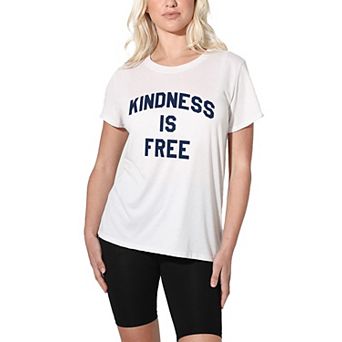 Juniors' Suburban Riot Kindness Is Free Loose Graphic Tee