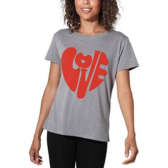 Juniors' Suburban Riot Love Loose Graphic Tee