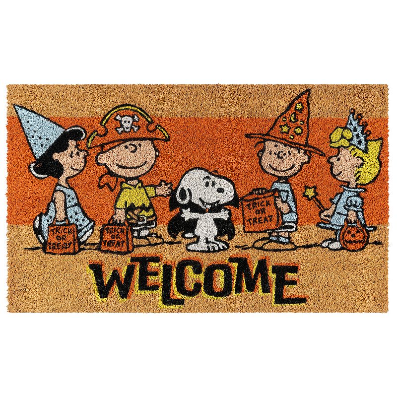Peanuts Fall Gang Coir Indoor / Outdoor Doormat