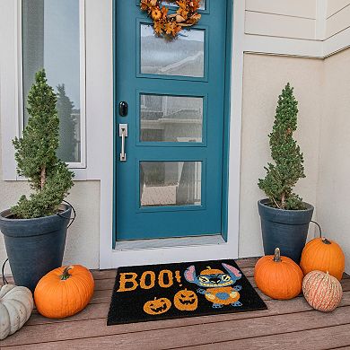 Disney's Stitch Pumpkin Boo Doormat