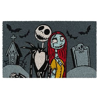 Disney's The Nightmare Before Christmas Jack & Sally Doormat