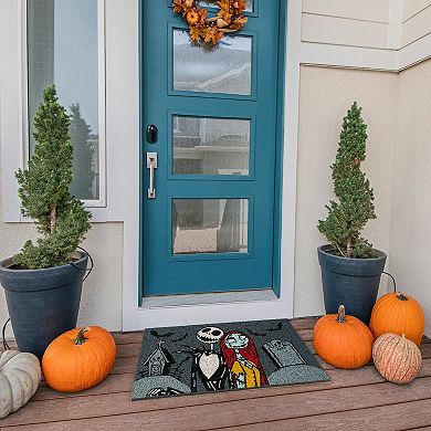 Disney's The Nightmare Before Christmas Jack & Sally Doormat