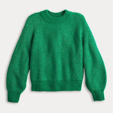 Petite Sonoma Goods For Life® Cozy Heritage Crewneck Sweater